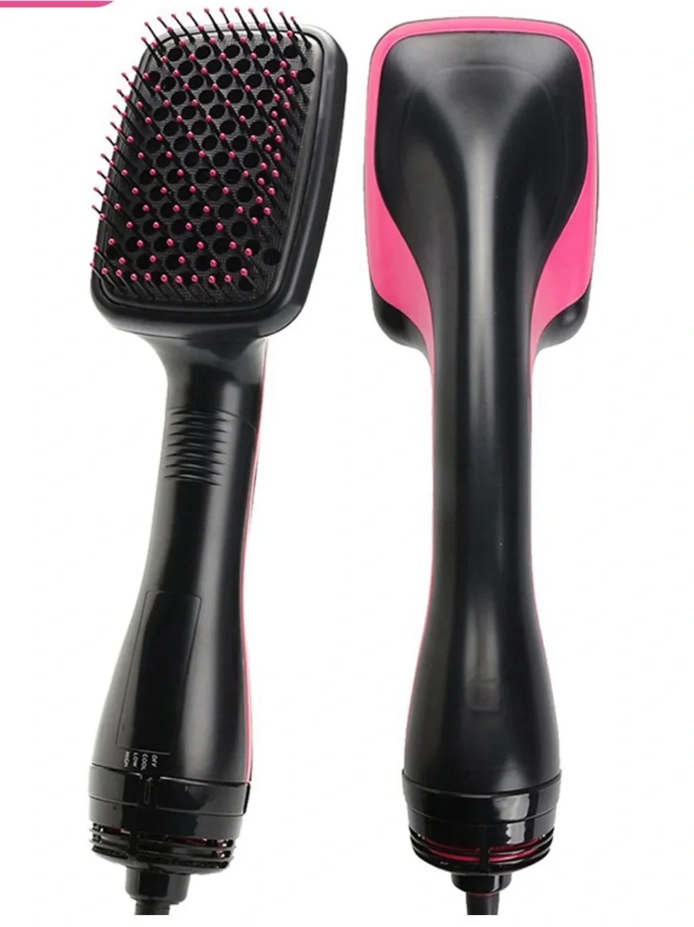 🌷NEW🌷One-Step Pink and Black Hair Dryer and Styler Brush